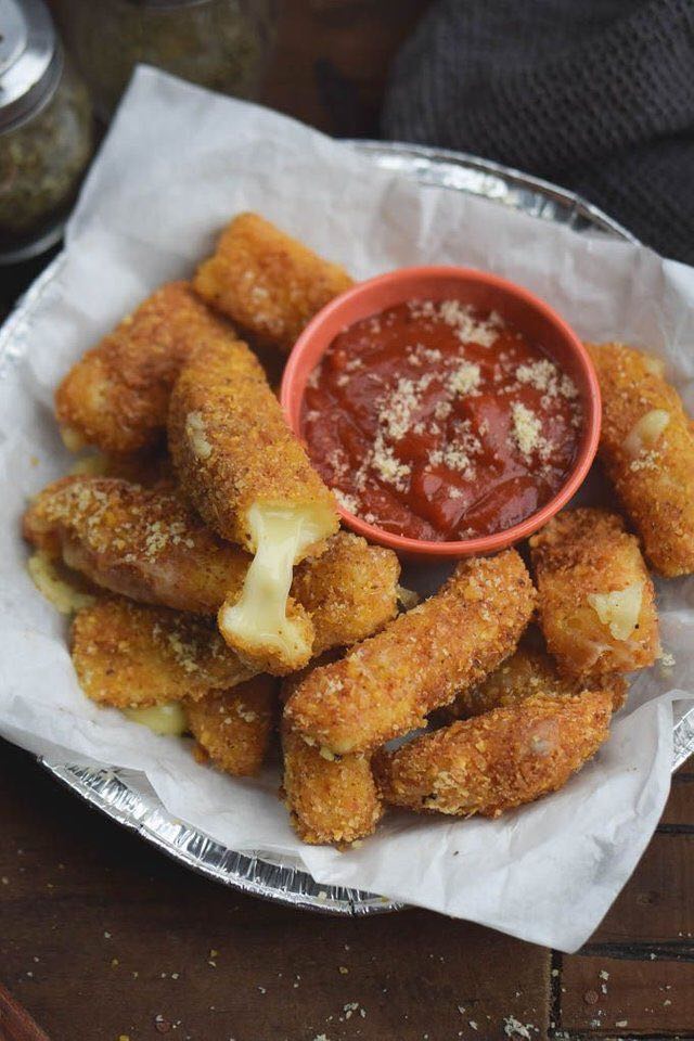 Des beignets de mozzarella sans gluten, j'ai toujours voulu en faire!