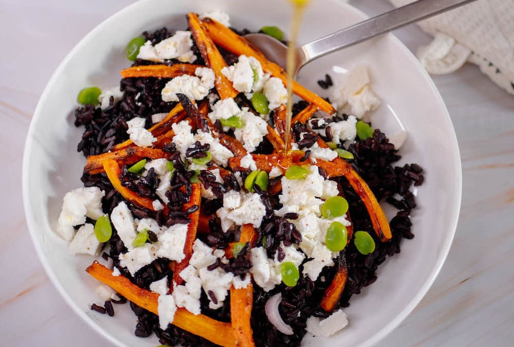salade de riz noir