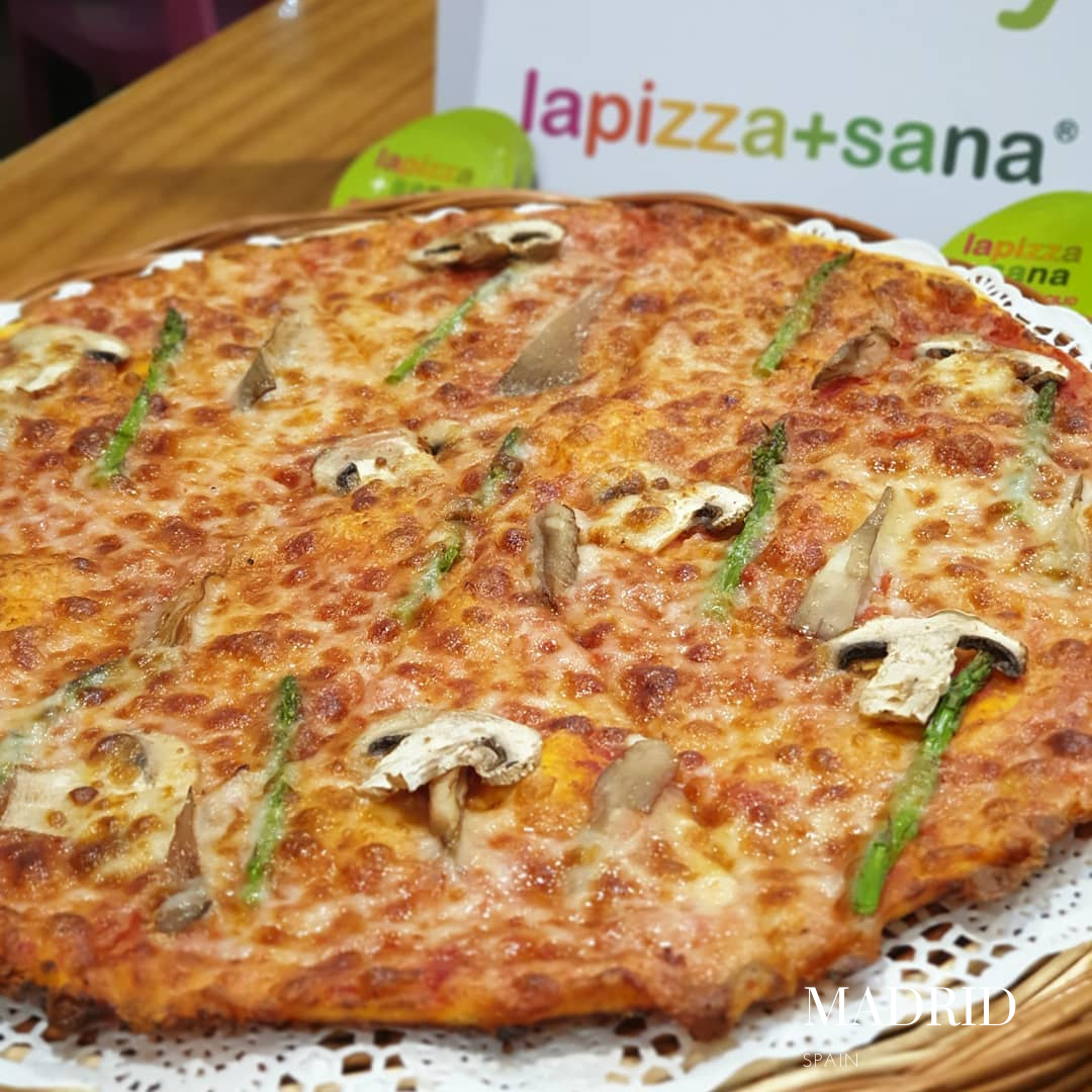 Pizza sans gluten à Madrid, proche de la Plaza de Lopez de la Plata: La Pizza + Sana