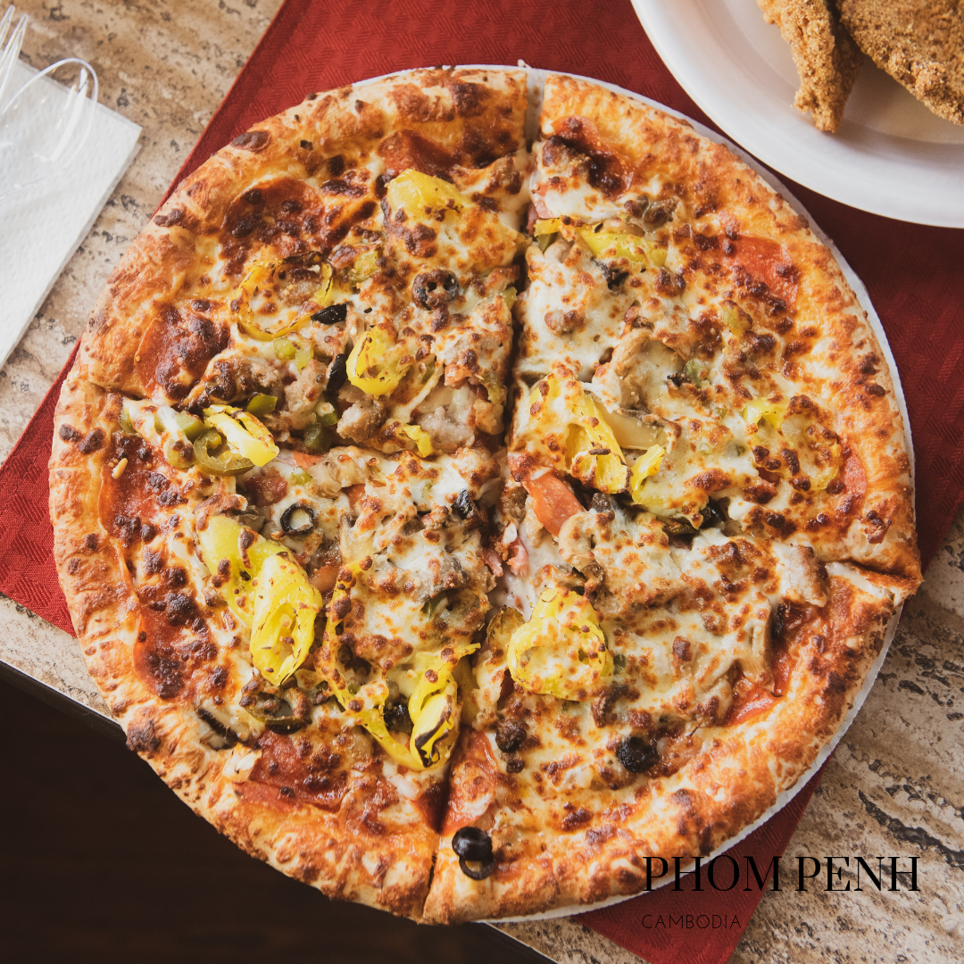 Pizza sans gluten à Phnom Penh chez My Friends cafe & Bakery? Oui, oui, oui
