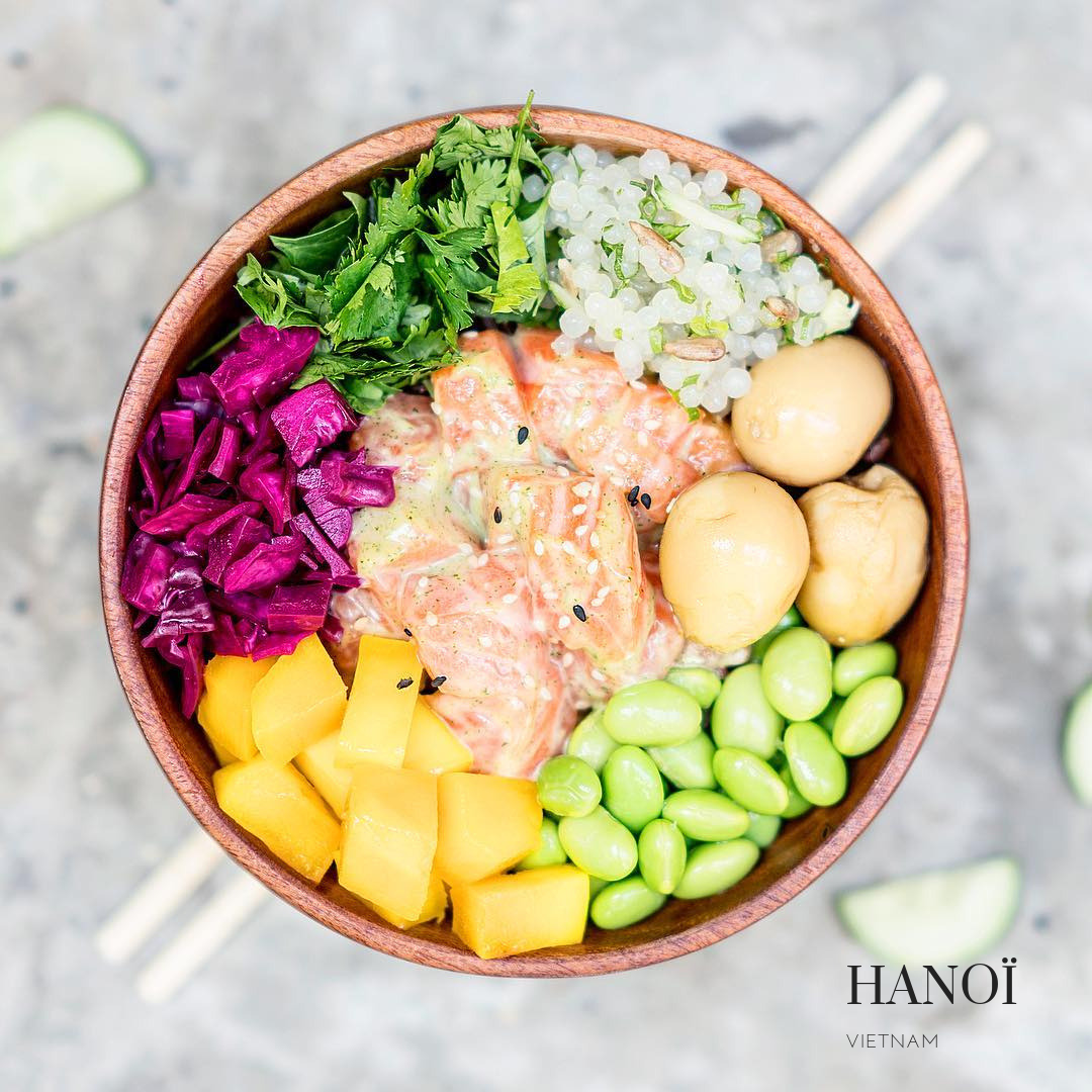 Poke Saigon: les meilleurs bowls sans gluten à Hanoï