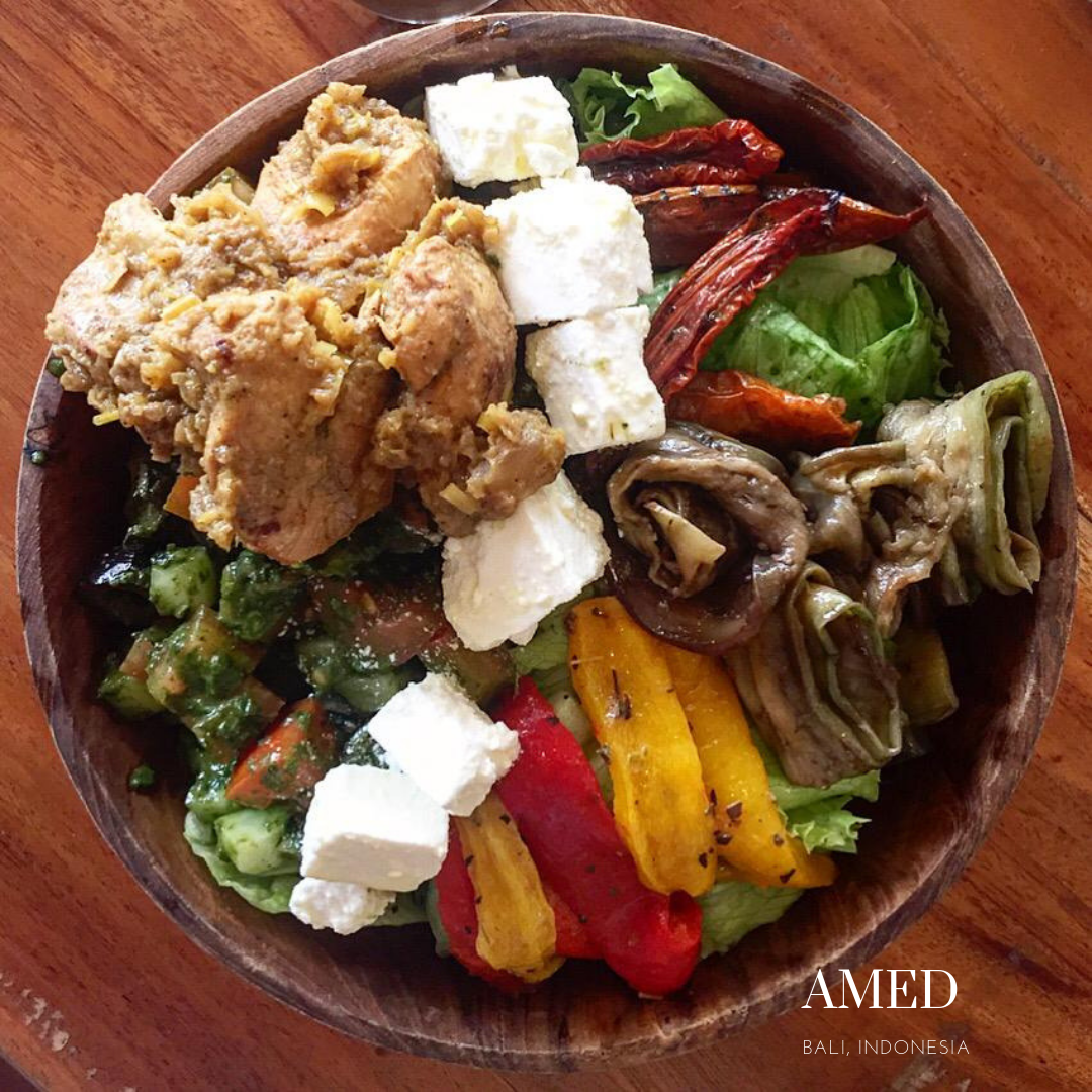 Tropikal cafe, le bar à salad sans gluten à Amed !