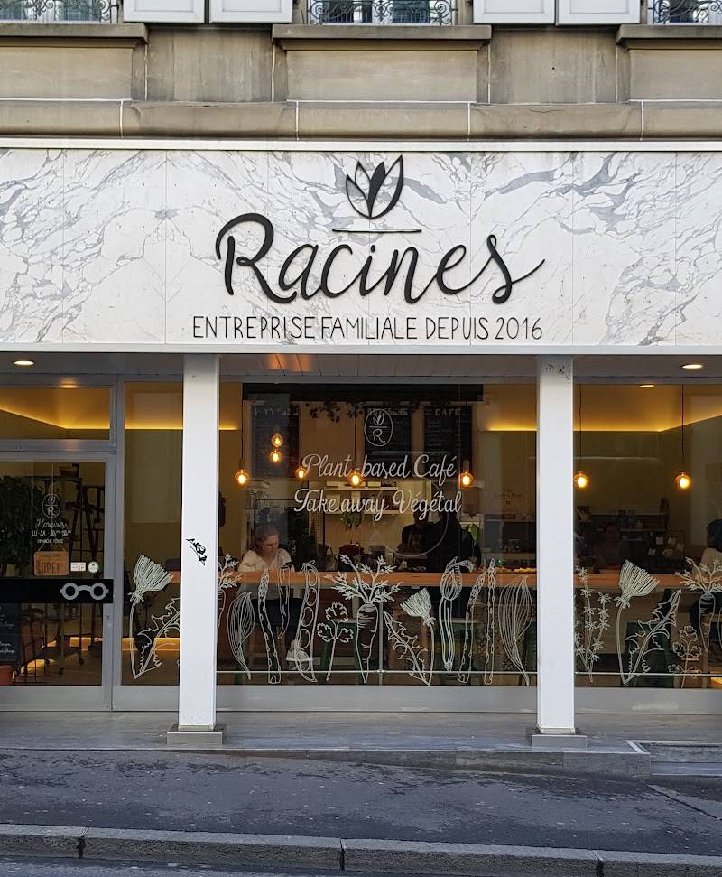 RACINES Plant based cafe/take away vegetal, restaurant sans gluten à Lausanne