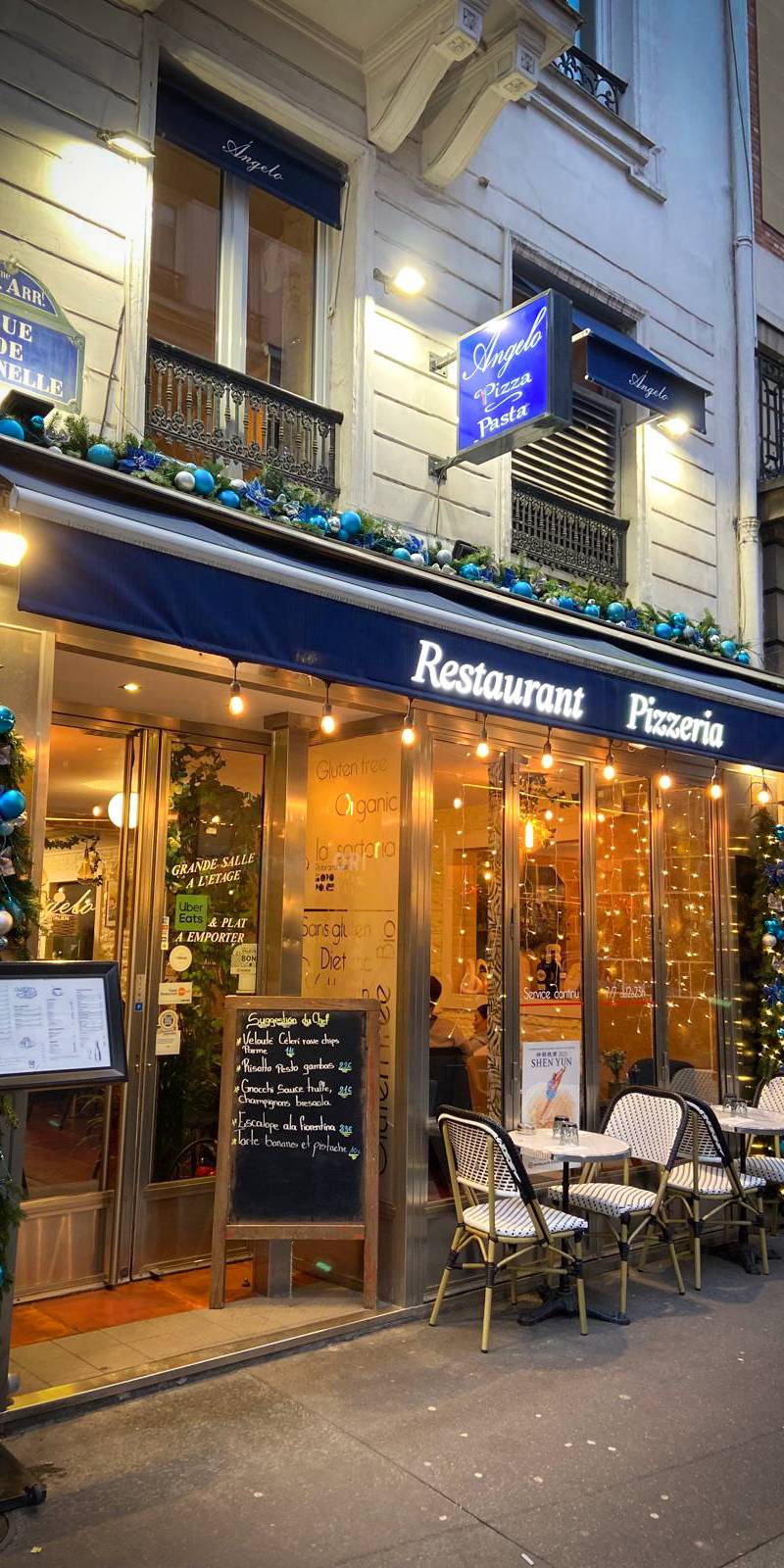 Angelo restaurant, restaurant sans gluten à Paris