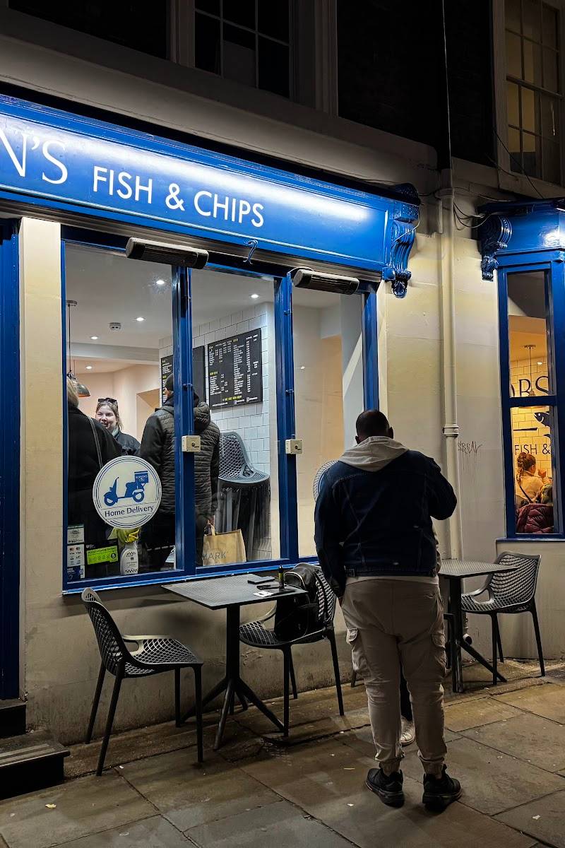 Hobson`s Fish & Chips soho, restaurant sans gluten à Londres Royaume-Uni