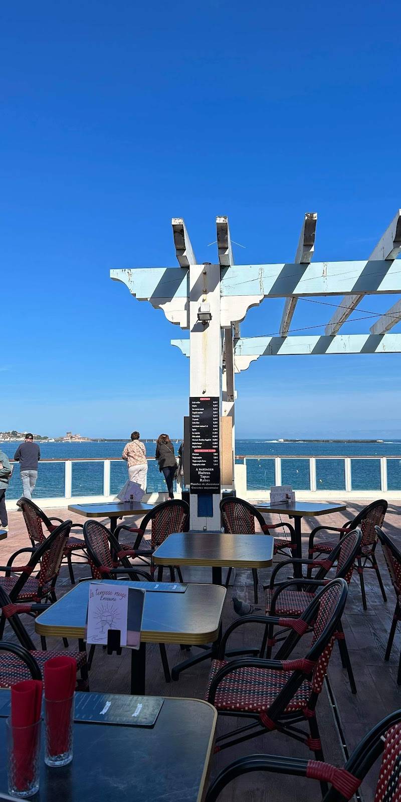 La terrasse rouge, restaurant sans gluten à Saint-Jean-de-Luz