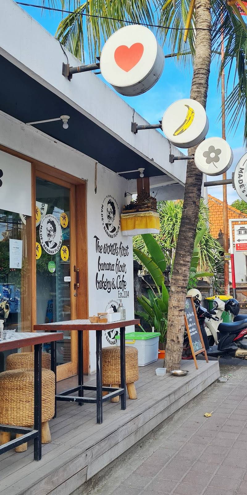 Mades Banana Flour Bakery, restaurant sans gluten à Bali, Indonésia