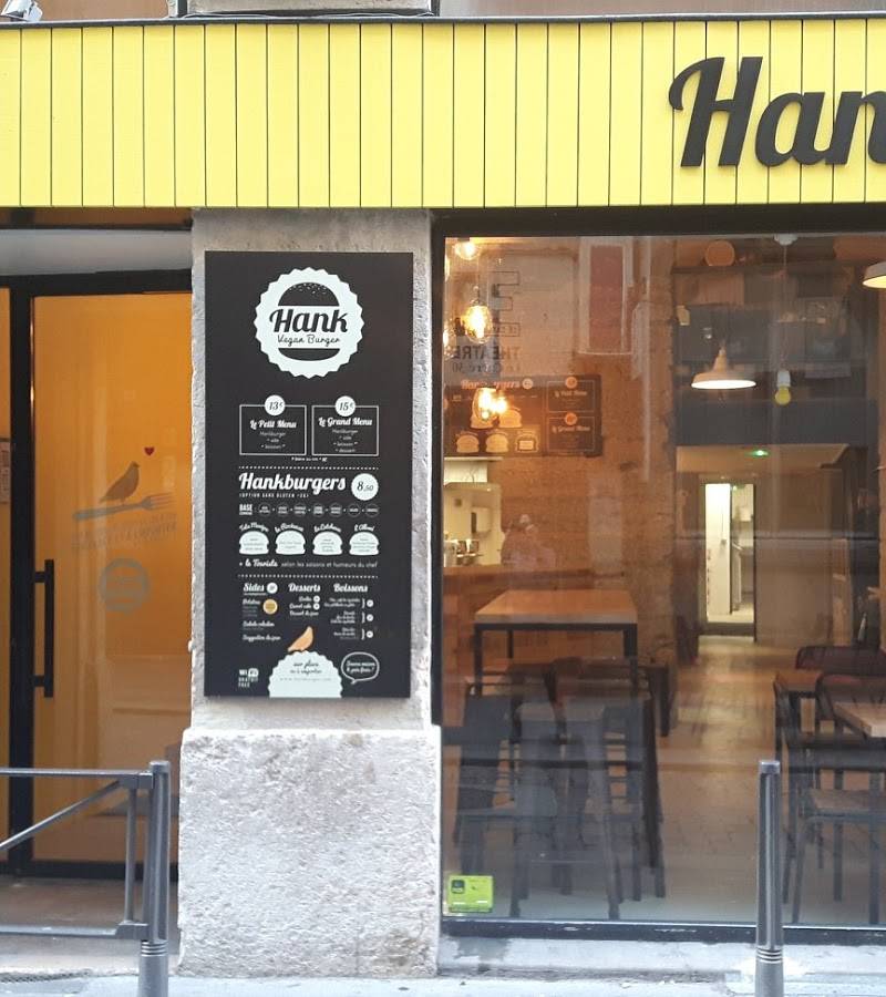 Hank Cuisine Végétale Lyon Opera, restaurant sans gluten à Lyon