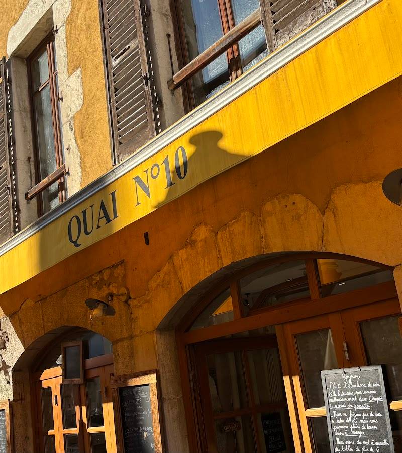 Quai numéro 10, restaurant sans gluten à Annecy