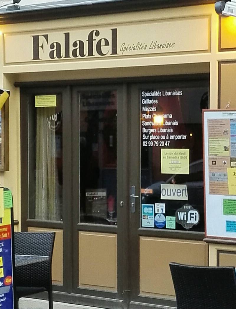 Falafel, restaurant sans gluten à Rennes