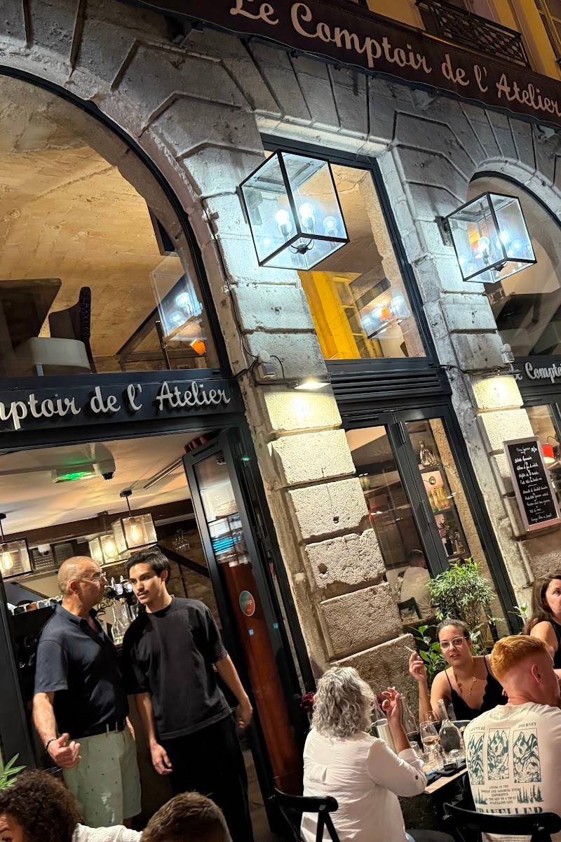 Le Comptoir de L'atelier, restaurant sans gluten à Lyon